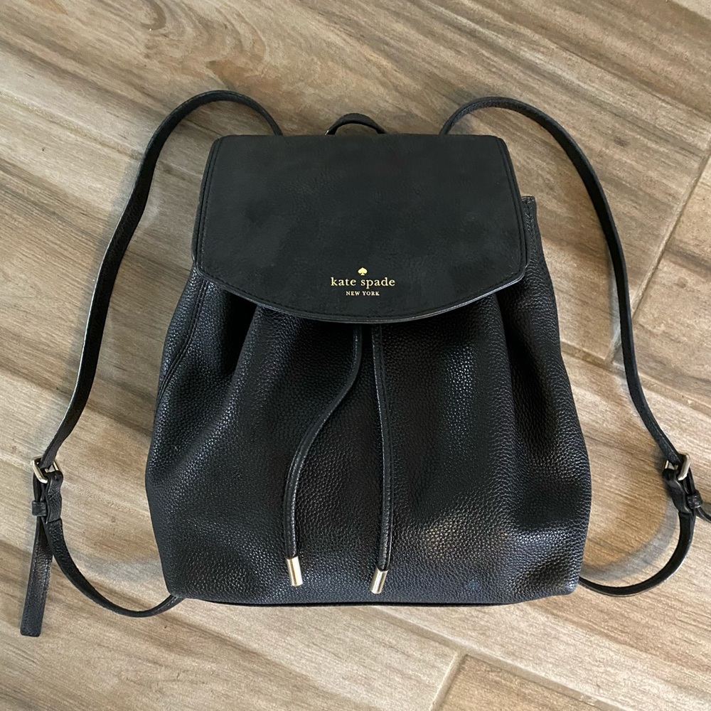 Kate Spade black backpack